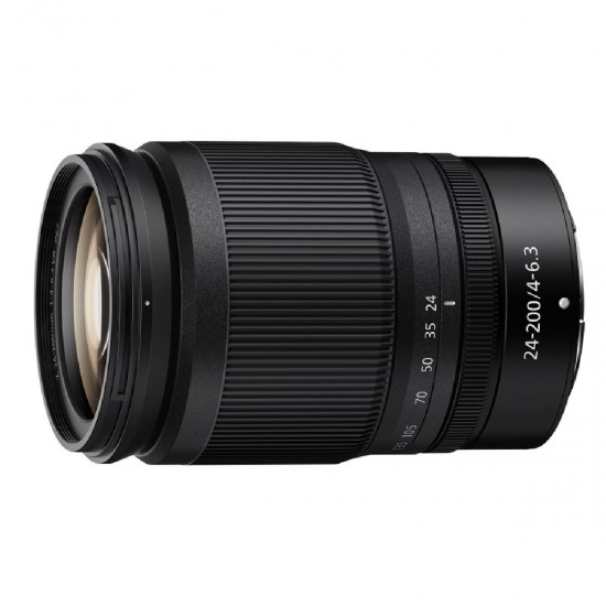 Nikon Full Frame Φωτογραφικός Φακός 24-200mm f/4-6.3 VR Standard Zoom / Wide Angle για Nikon Z Mount Μαύρος