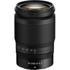 Nikon Full Frame Φωτογραφικός Φακός 24-200mm f/4-6.3 VR Standard Zoom / Wide Angle για Nikon Z Mount Μαύρος