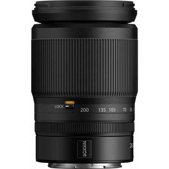 Nikon Full Frame Φωτογραφικός Φακός 24-200mm f/4-6.3 VR Standard Zoom / Wide Angle για Nikon Z Mount Μαύρος