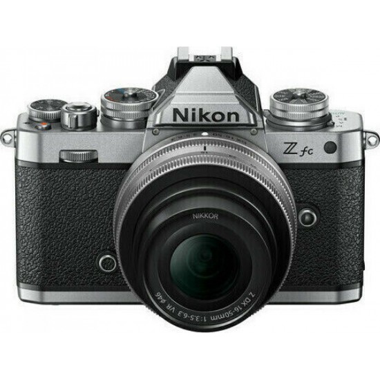 Nikon Zfc Kit Mirrorless Φωτογραφική Μηχανή (DX 16-50mm f/3.5-6.3 VR SL) Silver