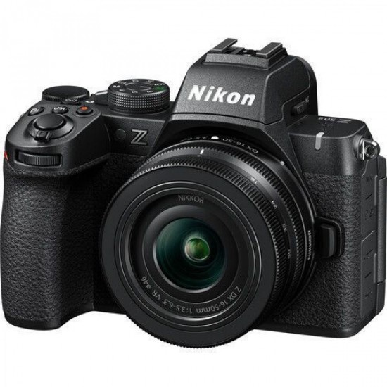 Nikon Z50 II Mirrorless Φωτογραφική Μηχανή Double Kit (Z DX 16-50mm F3.5-6.3 VR + Z DX 50-250mm F4.5-6.3 VR) Black