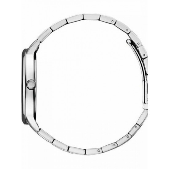 Citizen Ανδρικό Ρολόι 41mm Μπαταρίας με Ασημί Μεταλλικό Μπρασελέ (BI5070-57L)