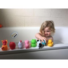 Munchkin Farm Bath Squirts 8τμχ Μπουγελόφατσες για 9+ Μηνών (MCKGI-3175)