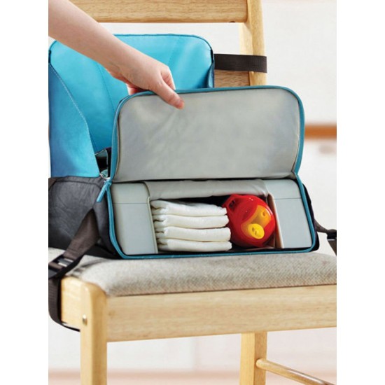Munchkin Ttravel Booster Seat Φορητό Καθισματάκι Φαγητού Υφασμάτινο (MCKMK-1164) Ocean Blue
