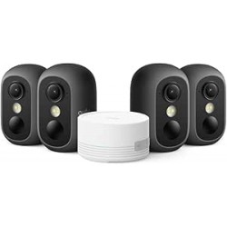 Anker Eufy C35 Color Night Vision with Control Hub 4-Cam Kit (E811041A) Black