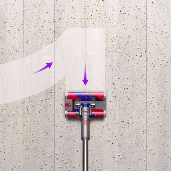 Dyson Omni Glide Επαναφορτιζόμενη Σκούπα 2 σε 1 Stick & Χειρός 18V (470525-01) Ασημί