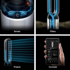 Dyson Purifier Cool Pc1 Ανεμιστήρας Χωρίς Πτερύγια 50W (544901-01) Ασημί