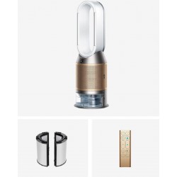 Dyson Καθαριστής Αέρα / Υγραντήρας 41W για Χώρους 81m² (545007-01) White/Gold