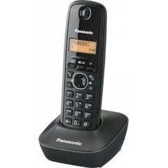 Panasonic KX-TG1611GRH Ασύρματο Τηλέφωνο Μαύρο