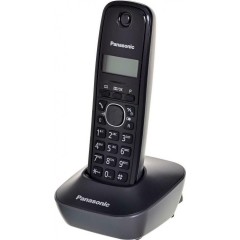 Panasonic KX-TG1611GRH Ασύρματο Τηλέφωνο Μαύρο