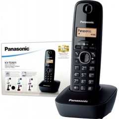 Panasonic KX-TG1611GRH Ασύρματο Τηλέφωνο Μαύρο