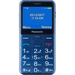 Panasonic KX-TU155 Single SIM Κινητό με Μεγάλα Κουμπιά Μπλέ