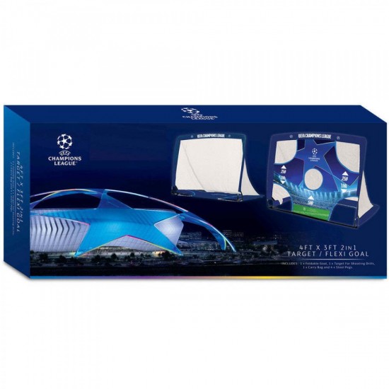 Hy-Pro UEFA Εστία Ποδοσφαίρου Target Goal (CL09363) 120x90x90cm