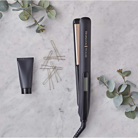 Remington Professional ProLuxe S9100B Πρέσα Μαλλιών με Κεραμικές Πλάκες (T23-7001351) Midnight Edition