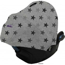 Dooky Ηλιοπροστασία με UPF40+ Για Κάθισμα Αυτοκινήτου 0+ (DK-126366) Grey Stars