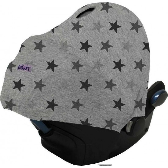 Dooky Ηλιοπροστασία με UPF40+ Για Κάθισμα Αυτοκινήτου 0+ (DK-126366) Grey Stars