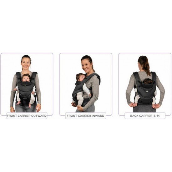 Dooky Κλασικός Μάρσιπος Urban Comfort με Μέγιστο Βάρος 15kg (5326301) Grey Sapphire