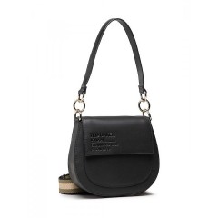 Ted Baker Darcell Δερμάτινη Γυναικεία Τσάντα Ώμου (258599) Μαύρη