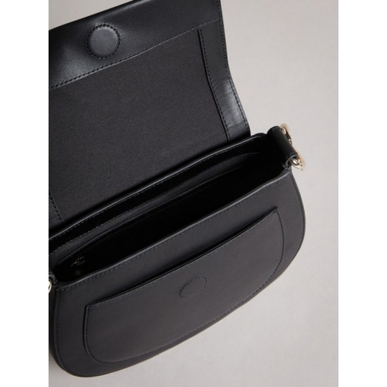 Ted Baker Darcell Δερμάτινη Γυναικεία Τσάντα Ώμου (258599) Μαύρη