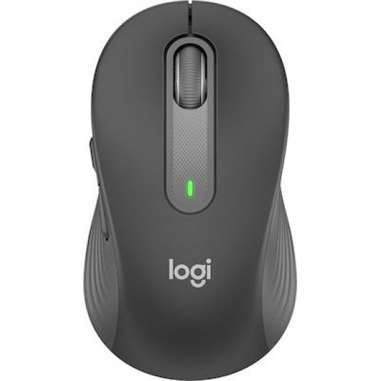 Logitech Signature M650 L Ασύρματο Bluetooth Ποντίκι για Δεξιοχειρες (910-006236) Μαύρο
