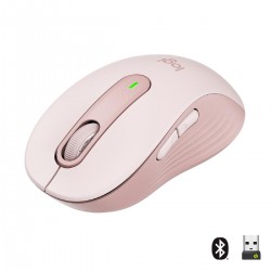 Logitech Signature M650 Ασύρματο Bluetooth Ποντίκι Ροζ (910-006254)