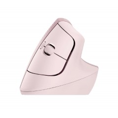 Logitech Lift Ασύρματο Εργονομικό Vertical Ποντίκι (910-006478) για δεξιόχειρες Ροζ
