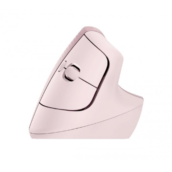 Logitech Lift Ασύρματο Εργονομικό Vertical Ποντίκι (910-006478) για δεξιόχειρες Ροζ