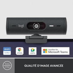 Logitech Brio 500 Web Camera Full HD 1080p με Autofocus (960-001422) Μαύρη