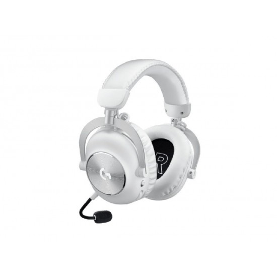Logitech Pro X 2 Lightspeed Wireless Over Ear Gaming Headset (981-001269) White