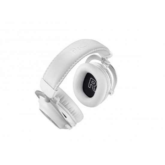 Logitech Pro X 2 Lightspeed Wireless Over Ear Gaming Headset (981-001269) White