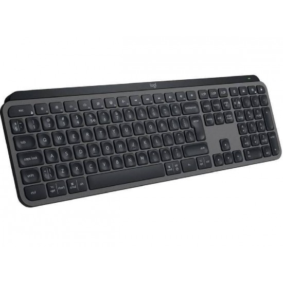 Logitech MX Keys S Ασύρματο Bluetooth Πληκτρολόγιο Αγγλικό US (920-011587) Black