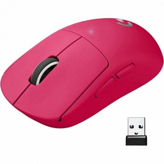 Logitech Pro X Superlight 2 Ασύρματο Gaming Ποντίκι 32000 DPI Ροζ (910-006798)