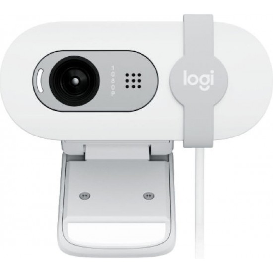 Logitech Brio 100 Web Camera Full HD 1080p (960-001617) Λευκή