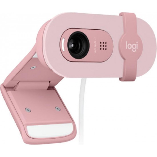 Logitech Brio 100 Web Camera Full HD 1080p (910-001623) Ροζ Logitech Brio 100 Web Camera Full HD 1080p (910-001623) Ροζ