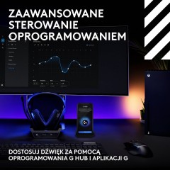 Logitech ASTRO A50 (Gen 5) Ασύρματο Over Ear Gaming Headset με σύνδεση Bluetooth / USB (939-002224) Black