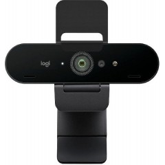 Logitech Brio 4K Webcam with RightLight 3 and HDR (960-001718) Black
