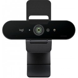 Logitech Brio 4K Webcam with RightLight 3 and HDR (960-001718) Black