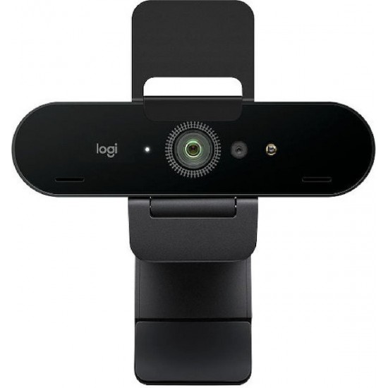 Logitech Brio 4K Webcam with RightLight 3 and HDR (960-001718) Black