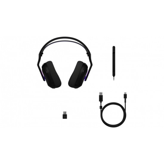 Logitech G522 Lightspeed Headphones Wireless/Wired Gaming Headset (981-001544) Black