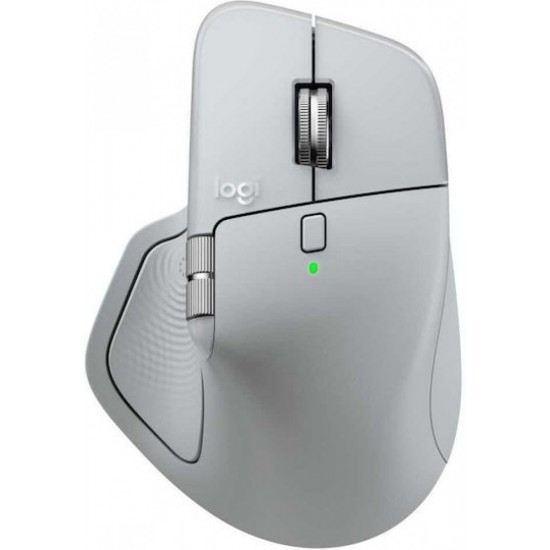 Logitech MX Master 4 for Mac Ασύρματο Εργονομικό Bluetooth Ποντίκι White Silver