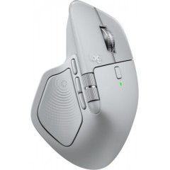 Logitech MX Master 4 for Mac Ασύρματο Εργονομικό Bluetooth Ποντίκι White Silver