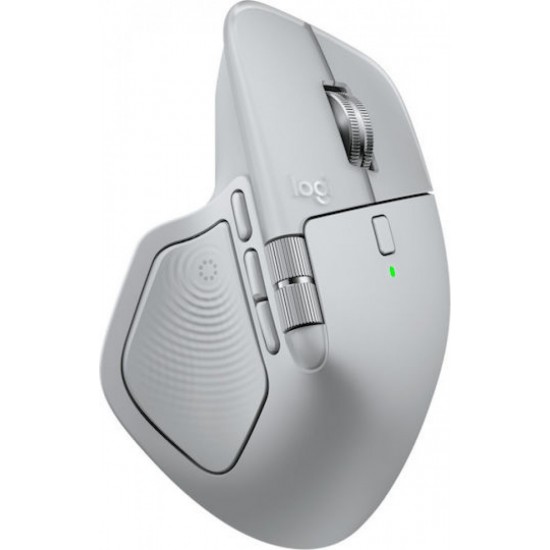 Logitech MX Master 4 for Mac Ασύρματο Εργονομικό Bluetooth Ποντίκι White Silver