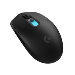 Logitech G305 X Superlight Ασύρματο RGB Gaming Ποντίκι 44000 DPI (910-007740) Μαύρο