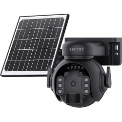 SECTEC smart ηλιακή κάμερα ST-515C-3M-4G-BK, 3MP, 4G, SD, PTZ