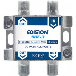 Edision 3 Ways F 5-2400Mhz Διακλαδωτής SDC-3 (26-03-0102)