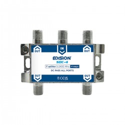 Edision Διακλαδωτης 4 Ways F 5-2400MHz SDC-4