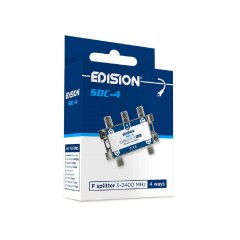 Edision Διακλαδωτης 4 Ways F 5-2400MHz SDC-4