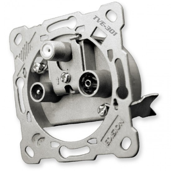 Edision Πριζα Τερματικη Τριπλή TV-R-Sat TVE-301