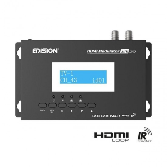 Edision Hdmi Διαμορφωτής Δορυφορικής 03090013 5200378403334
