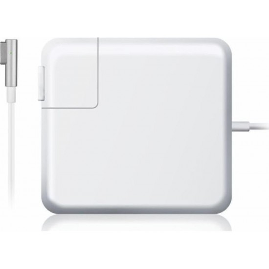 Powertech (PT-137) Λευκός Φορτιστής Laptop 90W 18.5V 4.6A για Apple με Αντάπτορα Τροφοδοσίας